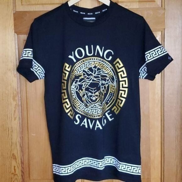 RISE AS 1NE Graphic Young Savage Crew Neck Short Sleeve Sz‎ M T-shirt - Picture 2 of 13